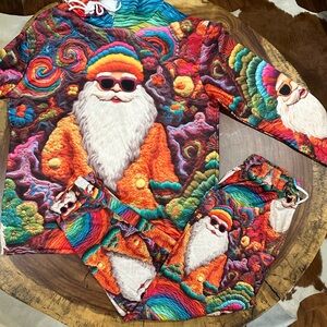Santa Hoodie and pants matching set